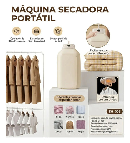 Secadora Ropa Portatil