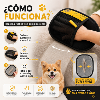 FurFree – Guante Quita Pelos de Mascota