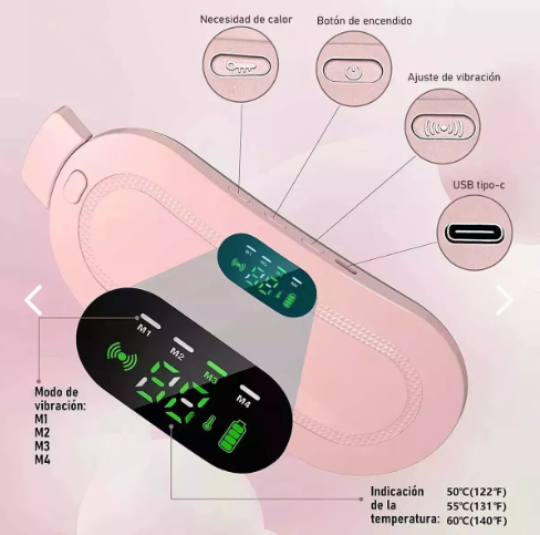 Cinturon Dolor Menstrual Termico Masajes