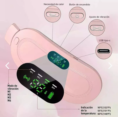 Cinturon Dolor Menstrual Termico Masajes